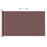 thumbnail of Helloshop26 - Ausziehbare Seitenmarkise/Sichtschutz für Terrasse Garten Balkon 180 x 300 cm braun 02_0007328