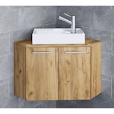 thumbnail of VCM Badmöbel Waschtisch Vilosa Honig-Eiche H. 42 x B. 50 x T. 50 cm