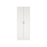thumbnail of Dmora Armadio multiuso Charleston, Mobile portascope a 2 ante, Scarpiera con ripiani, Guardaroba portascope, cm73x37h180 cm, Bianco
