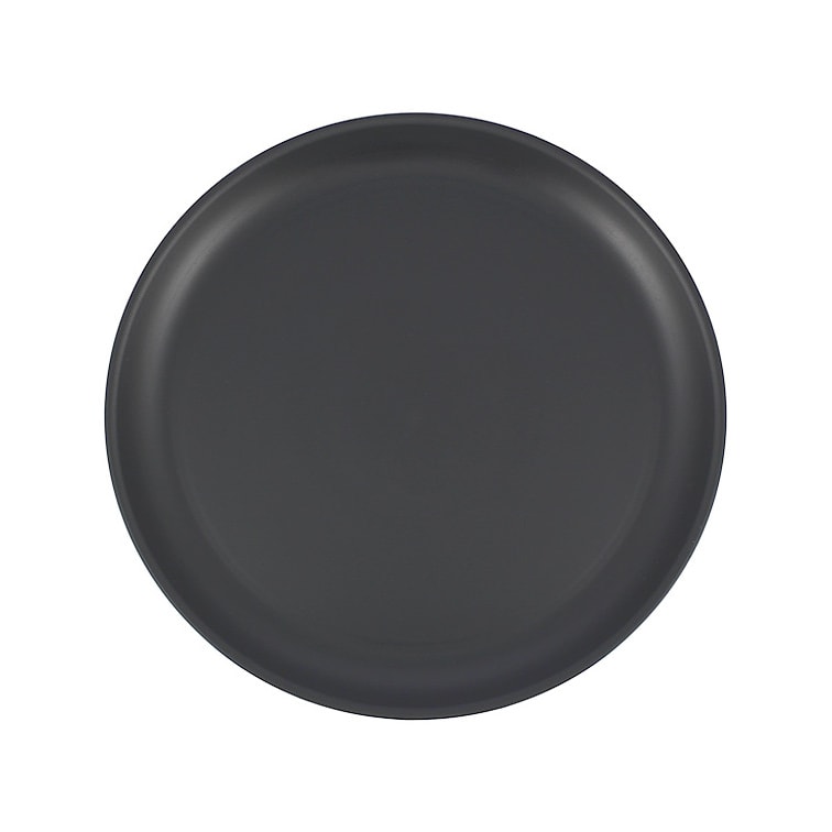 MONOUSO - Wiederverwendbare Plastikteller PP-MF Anthrazit Ø27,4cm (1 Stück)