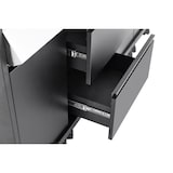 thumbnail of Tarrington House Barbecue a gas con 6+1+1 bruciatori, acciaio/acciaio inox, 172 x 59 x 116 cm, con ripiani laterali, termometro digitale, ruote, nero