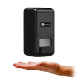 thumbnail of Dispensador de jabón para baño color negro Recargable 1 litro Válvula antigoteo, pulsador ergonómico, Incluye Llave de Seguridad