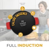 thumbnail of Briebe BLACKT4 Kochtopf Set Induktions 8-Teilig Aluminiumguss 4 Kochtöpfen 4 Glasdeckel, Schwarz