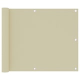thumbnail of vidaXL Balkon-Sichtschutz Creme 75x300 cm Oxford-Gewebe