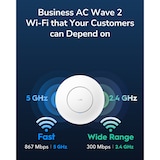thumbnail of CUDY AP1300 AC1200 Wi-Fi Access Point Gigabit