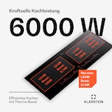 thumbnail of Masterzone 90 Slim Flex Induktionskochfeld Einbau 4 Kochzonen 2 Flex-Zonen ThermoBoost Smart Flex Technology max. 7200 Watt Schwarz