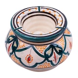 thumbnail of Posacenere artigianale in ceramica antiodore e antivento decorato a mano perfetto per interni ed esterni elimina gli odori delle sigarette