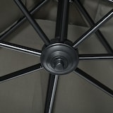 thumbnail of Ombrellone da Giardino Decentrato 245x245x248 cm in Alluminio Grigio