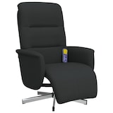 thumbnail of vidaXL Massagesessel mit Fußteil Schwarz Stoff
