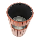 thumbnail of Buitenafvalbak 33 ltr - houtlook, zwart