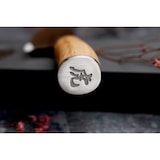 thumbnail of 3 couteaux Wusaki Damas 10Cr en coffret élégant (santoku alvéolé, universel, office)