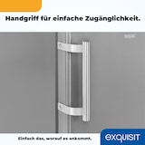 thumbnail of Exquisit Kühlschrank KS16-4-HE-040D inoxlook, 109 l Fassungsvermögen