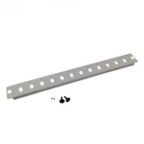 thumbnail of Helos LWL 19" Breakoutbox Frontplatte 12-Fach Blende unbestückt, grau