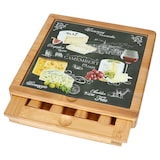 thumbnail of World of Cheese Käseplatten Set Schneidbrett mit Messern Serviertablett Geschenk