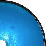 thumbnail of vidaXL Wasbak 42x14 cm gehard glas blauw