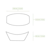 thumbnail of BIOZOYG 500 Stück Einwegschalen 500ml Pappschalen Fingerfood, ungebleichter Kraftkarton, für Pommes, Snacks und Currywurst, biologisch abbaubar