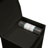 thumbnail of ARREGUI Top CR226-B 2-bins stalen afval- en recyclingbak met multifunctionele opzetbak, recyclingkast, 2 x 17 L (34 L), zwart