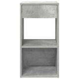 thumbnail of vidaXL Nachttische mit Schublade 2 Stk. Betongrau 35x34x66,5 cm