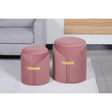 thumbnail of Hocker Colene 100 2er-Set Altrosa