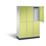 thumbnail of Doppelstöckiger Stahl-Garderobenschrank Intro XL