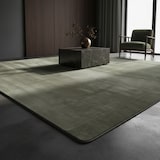 thumbnail of Teppich Wohnzimmer Einfarbig Pflegeleicht Waschbar Strapazierfähig Schlafzimmer OEKO-TEX Grün 160x220 cm Gekettelt – ISAR von Kadima Design