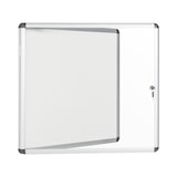 thumbnail of Bi-Office Enclore Earth Afsluitbaar Magnetisch Vitrine Whiteboard Met Alumium Omlijsting, 72,0x67,4 cm (6xA4)