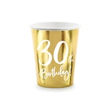 thumbnail of 30. Geburtstag Geburtstagsdeko Party Set Zahl 30 Jahre gold Partyartikel