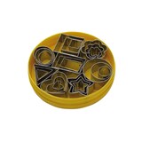 thumbnail of Schneider - Dekor Ausstecher im Satz "Geometrie", 24-tlg., Höhe: 20 mm, Edelstahl