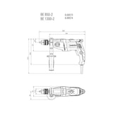 thumbnail of Perceuse - METABO - BEV 1300-2 - Carton - Mandrin a clé - Clé de mandrin