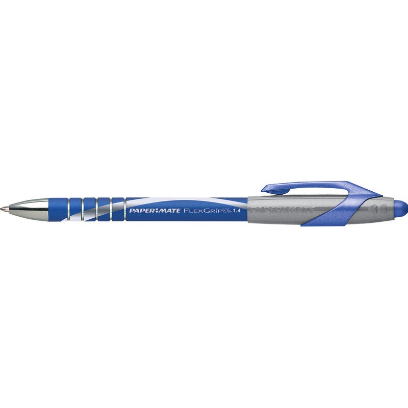 PAPERMATE PAPER MATE Einweg-Druckkugelschreiber Flexgrip Elite, blau