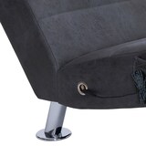 thumbnail of vidaXL Massage Chaiselongue mit Kissen Grau Wildleder-Optik