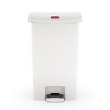 thumbnail of Rubbermaid Slim Jim Step On container Front Step kunststof 68 ltr - wit