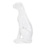 thumbnail of Statua leopardo seduto dorato cm 27X38X74 - LEOROS