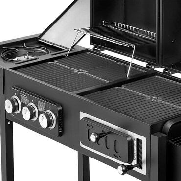 TAINO Hero Duo Afdekhoes - Regenbescherming Voor Combi Grill, Rookoven En Gasgrill