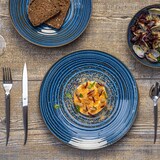 thumbnail of Assiette creuse Moon bleu 22 cm x6 -  Rond Grès Table Passion 22.00x22.00 cm