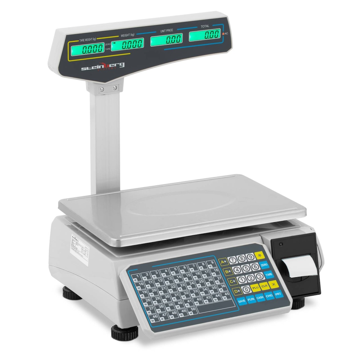 Steinberg Systems - Steinberg Systems SBS-EBS-101 Balance de contrôle 30 kg / 15 g avec calcul de prix, étiquettes et écran LCD - Balance industrielle
