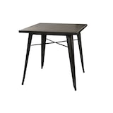 thumbnail of Table de bistrot, acier, galvanisé mat, 76 x 76 cm, gris