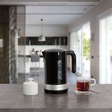 thumbnail of Clatronic WK 3452 Hervidor Agua Eléctrico, 1,8 L, sin BPA, Resistencia Oculta, Inalámbrico, Apagado Automático, Negro, 2200W