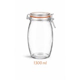 thumbnail of Set van 6 Bolvormige Glazen Weckpotten 1300 ml