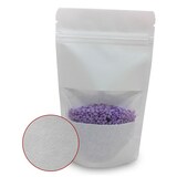 thumbnail of 500x Standbodenbeutel Kraftpapier weiß mit Fenster 160x270x80mm 750ml