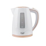 thumbnail of Adler AD 1264 Wasserkocher 1,7 Liter 2200 Watt Kalkfilter weiß / beige