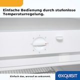 thumbnail of Exquisit Getränkekühler GKS31-V-H-280E weiss | 296 l Nutzinhalt | Weiß
