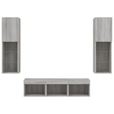 thumbnail of Helloshop26 - Multimedia-TV-Möbel TV-Regal Sideboard TV-Schrank Esszimmer Wohnzimmer Schlafzimmer mit LED-Beleuchtung 5-teilig 02_0029422