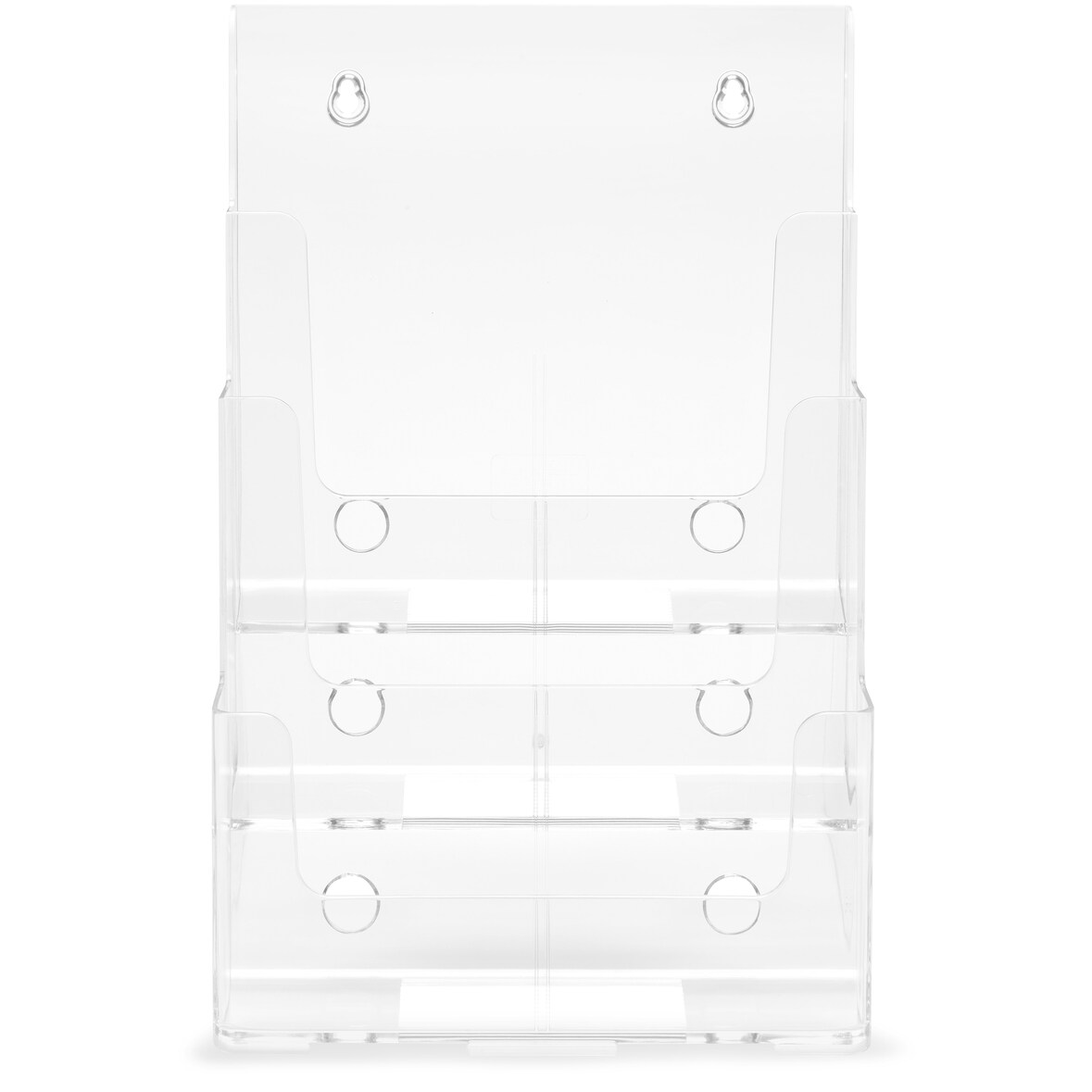 Prospekthalter Mehrstufig 3 Stufen A4 Hochformat
