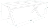 thumbnail of Esszimmertisch, 194x90x74cm, Für 10 Gäste, Stubentisch, Eiche 80 _539_6