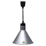 thumbnail of Combisteel warmtelamp in zilver inclusief gloeilamp