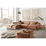thumbnail of KAWOLA Sofa RANI Ecksofa Cord rost Recamiere links