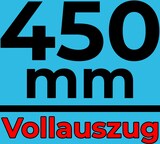 thumbnail of 8x Schubladenschienen Softclose 35mm 4 Paar Länge 450mm Teleskopschienen mit Selbsteinzug Dämpfung