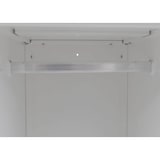 thumbnail of Armadietto HWC-P63, cassetta di sicurezza Armadietto armadietto portabiti Binario per abiti, 90x38x45cm acciaio ~ bianco