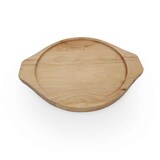 thumbnail of SANTOS BBQ Wedge Pan mit Holz-Serviertablett Ø 21,5 x 3 cm, Gusseisen